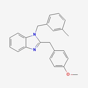 2-(4-methoxybenzyl)-1-(3-methylbenzyl)-1H-benzimidazole