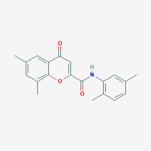 N-(2,5-dimethylphenyl)-6,8-dimethyl-4-oxo-4H-chromene-2-carboxamide