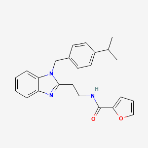 N-{2-[1-(4-isopropylbenzyl)-1H-benzimidazol-2-yl]ethyl}-2-furamide