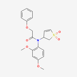 N-(2,4-dimethoxyphenyl)-N-(1,1-dioxido-2,3-dihydrothien-3-yl)-2-phenoxyacetamide