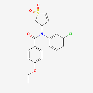 N-(3-chlorophenyl)-N-(1,1-dioxido-2,3-dihydrothiophen-3-yl)-4-ethoxybenzamide