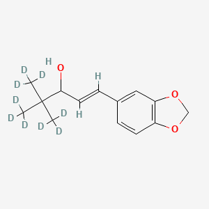 molecular formula C₁₄H₉D₉O₃ B1141076 Stiripentol-d9 CAS No. 1185239-64-8