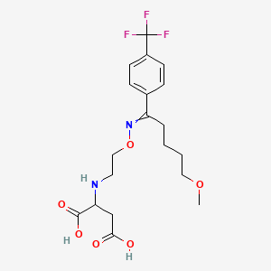 molecular formula C₁₉H₂₅F₃N₂O₆ B1141077 N-(2-琥珀酰基)氟伏沙明 CAS No. 259526-43-7
