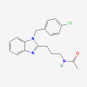 N-{3-[1-(4-chlorobenzyl)-1H-benzimidazol-2-yl]propyl}acetamide