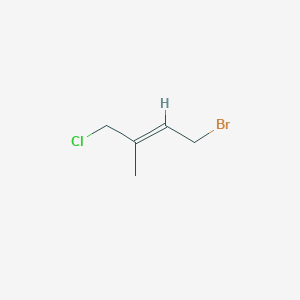 molecular formula C₅H₈BrCl B1141091 (E)-4-Bromo-1-chloro-2-methyl-2-butene CAS No. 114506-04-6