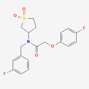 N-(1,1-dioxidotetrahydrothiophen-3-yl)-N-(3-fluorobenzyl)-2-(4-fluorophenoxy)acetamide