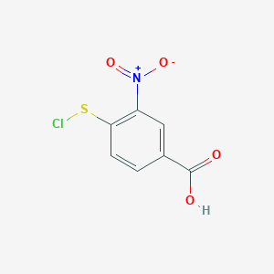 molecular formula C7H4ClNO4S B011411 2-硝基-4-羧苯硫基氯 CAS No. 19961-56-9