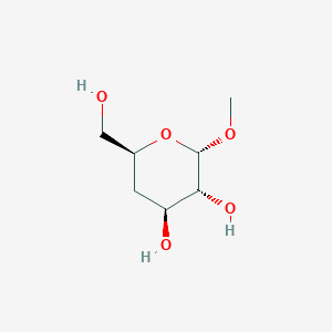 B1141112 Methyl 4-deoxy-a-D-glucopyranoside CAS No. 13241-00-4