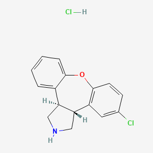 B1141117 N-Desmethyl Asenapine Hydrochloride CAS No. 1170701-78-6