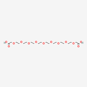 molecular formula C₂₈H₄₄N₂O₁₇ B1141133 Hoocch2O-peg8-CH2cooh CAS No. 1432970-26-7