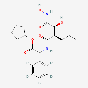 molecular formula C₂₁H₂₅D₅N₂O₆ B1141135 Tosedostat-d5 CAS No. 1217844-03-5
