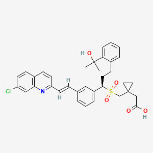 molecular formula C₃₅H₃₆ClNO₅S B1141139 Montelukast Sulfone CAS No. 1266620-74-9