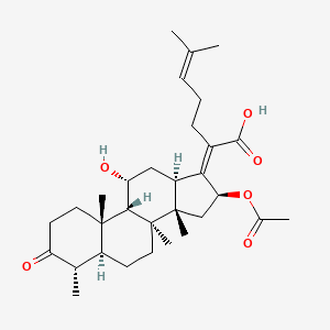 molecular formula C₃₁H₄₆O₆ B1141141 3-Keto Fusidic Acid CAS No. 4680-37-9