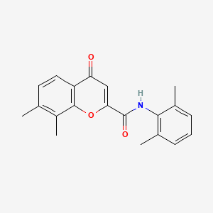 N-(2,6-dimethylphenyl)-7,8-dimethyl-4-oxo-4H-chromene-2-carboxamide