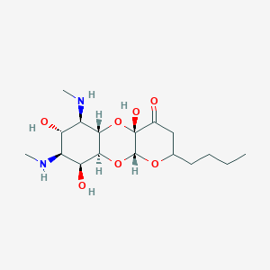 molecular formula C₁₇H₃₂Cl₂N₂O₇ B1141143 特罗匹卡霉素二盐酸盐 CAS No. 85951-37-7