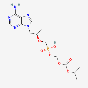molecular formula C₁₄H₂₂N₅O₇P B1141149 单磷酸替诺福韦 CAS No. 211364-69-1