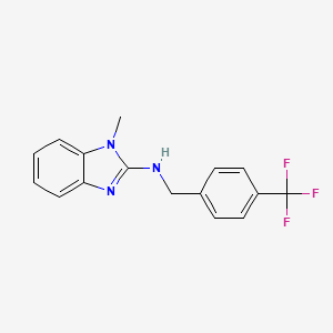 1-methyl-N-[4-(trifluoromethyl)benzyl]-1H-benzimidazol-2-amine