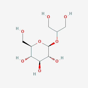 molecular formula C₉H₁₈O₈ B1141161 2-O-(β-D-葡萄糖基)甘油 CAS No. 10588-30-4