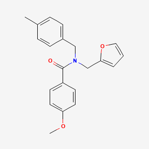 N-(furan-2-ylmethyl)-4-methoxy-N-(4-methylbenzyl)benzamide