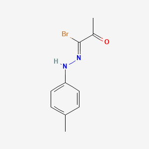 molecular formula C10H11BrN2O B11411901 (Z)-N-(4-Methylphenyl)-2-oxopropanecarbohydrazonoyl bromide 