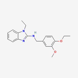 N-(4-ethoxy-3-methoxybenzyl)-1-ethyl-1H-benzimidazol-2-amine