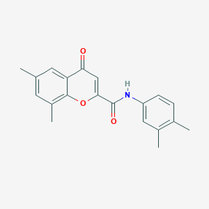 N-(3,4-dimethylphenyl)-6,8-dimethyl-4-oxo-4H-chromene-2-carboxamide