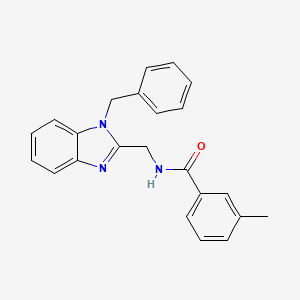 N-[(1-benzyl-1H-benzimidazol-2-yl)methyl]-3-methylbenzamide