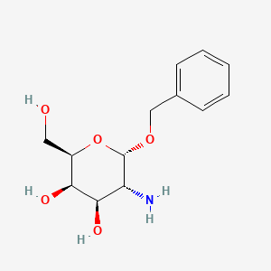 B1141205 Benzyl 2-Amino-2-deoxy-alpha-D-galactopyranoside CAS No. 738518-26-8
