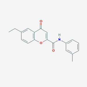 6-ethyl-N-(3-methylphenyl)-4-oxo-4H-chromene-2-carboxamide