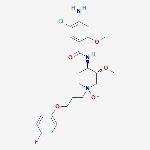 molecular formula C₂₃H₂₉ClFN₃O₅ B1141227 西沙必利 N-氧化物 CAS No. 86718-75-4