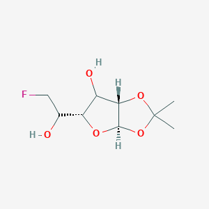 molecular formula C₉H₁₅FO₅ B1141232 6-脱氧-6-氟-1,2-O-异丙叉基-α-D-葡萄呋喃糖 CAS No. 87586-05-8