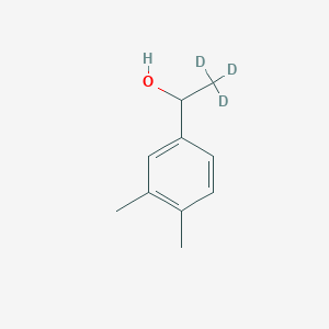 B1141238 1-(3,4-Dimethylphenyl)ethanol-d3 CAS No. 159754-92-4