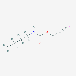 B1141240 3-Iodo-2-propynyl N-Butylcarbamate-d9 CAS No. 1246815-08-6