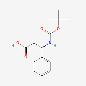 B1141246 3-(Boc-Amino)-3-phenylpropionic acid CAS No. 103365-86-2