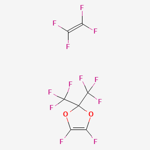 molecular formula C7F12O2 B1141247 聚[4,5-二氟-2,2-双(三氟甲基)-1,3-二氧杂环-CO-四氟乙烯] CAS No. 37626-13-4