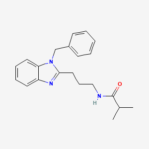 N-[3-(1-benzyl-1H-benzimidazol-2-yl)propyl]-2-methylpropanamide