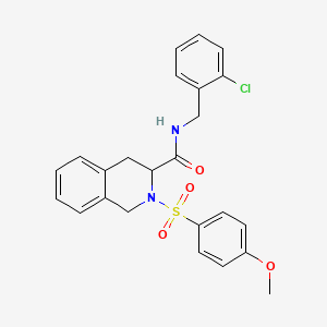 N-(2-chlorobenzyl)-2-[(4-methoxyphenyl)sulfonyl]-1,2,3,4-tetrahydroisoquinoline-3-carboxamide