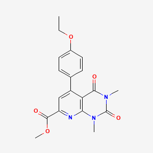 Methyl 5-(4-ethoxyphenyl)-1,3-dimethyl-2,4-dioxo-1,2,3,4-tetrahydropyrido[2,3-d]pyrimidine-7-carboxylate