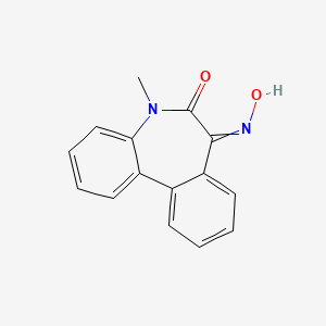 molecular formula C₁₅H₁₂N₂O₂ B1141262 5H-二苯并[b,d]氮杂卓-6,7-二酮，5-甲基，7-肟 CAS No. 209984-31-6