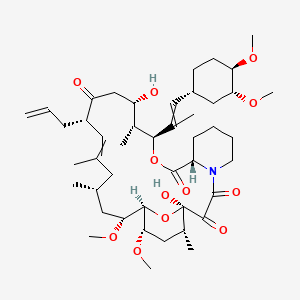 molecular formula C₄₅H₇₁NO₁₂ B1141266 FK-506 3'-甲基醚 CAS No. 124554-16-1