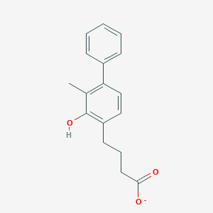 B1141267 Benzenebutanoic acid, a-hydroxy-, phenylmethyl ester CAS No. 109684-03-9