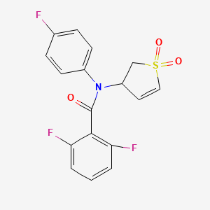 N-(1,1-dioxido-2,3-dihydrothiophen-3-yl)-2,6-difluoro-N-(4-fluorophenyl)benzamide