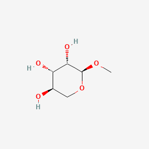 B1141283 methyl alpha-D-lyxopyranoside CAS No. 18449-76-8