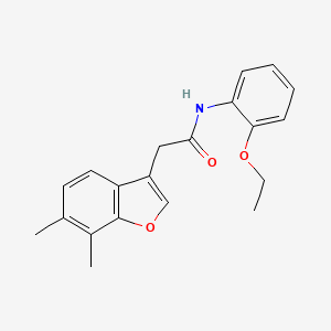 2-(6,7-dimethyl-1-benzofuran-3-yl)-N-(2-ethoxyphenyl)acetamide