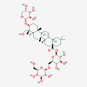 molecular formula C₄₇H₇₆O₁₈ B1141298 粗皂角苷 VI CAS No. 39524-08-8