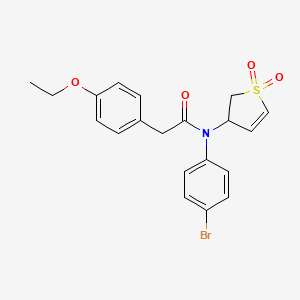 N-(4-bromophenyl)-N-(1,1-dioxido-2,3-dihydrothiophen-3-yl)-2-(4-ethoxyphenyl)acetamide