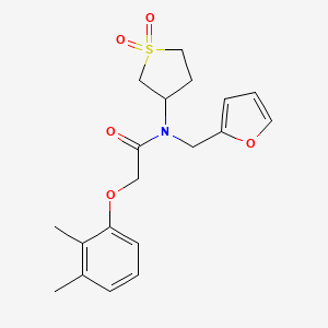 2-(2,3-dimethylphenoxy)-N-(1,1-dioxidotetrahydrothiophen-3-yl)-N-(furan-2-ylmethyl)acetamide