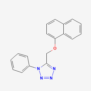 5-[(1-naphthyloxy)methyl]-1-phenyl-1H-tetrazole