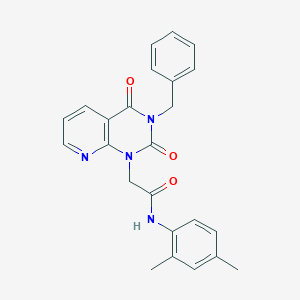 2-{3-benzyl-2,4-dioxo-1H,2H,3H,4H-pyrido[2,3-d]pyrimidin-1-yl}-N-(2,4-dimethylphenyl)acetamide