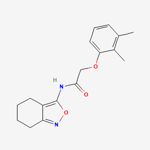 molecular formula C17H20N2O3 B11413350 2-(2,3-dimethylphenoxy)-N-(4,5,6,7-tetrahydro-2,1-benzoxazol-3-yl)acetamide 